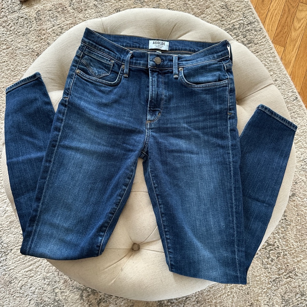 AGOLDE Women's Blue Jeans